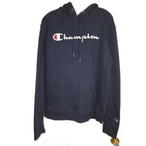 Dark Navy Champion Hoodie - M
